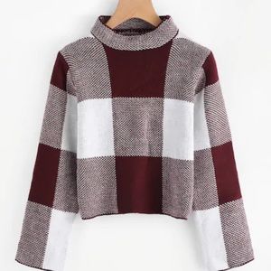 mock neck sweater